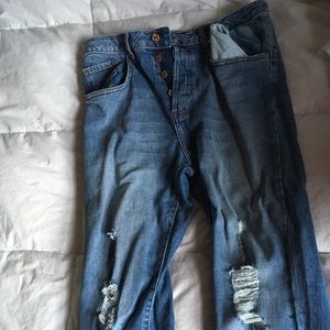 Cropped jeans